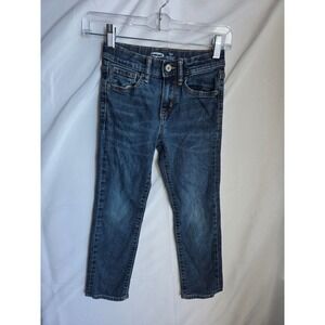 Old Navy Karate Jeans Boys Blue Dark Wash Slim Mid Rise Skinny